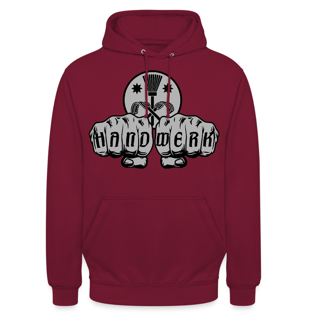 Unisex Hoodie "Schornsteinfeger" Bordeaux Unisex Hoodie