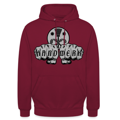 Unisex Hoodie "Schornsteinfeger" Bordeaux Unisex Hoodie