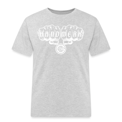 Männer Workwear T-Shirt "Gerüstbauer" Grau meliert Männer Workwear T-Shirt