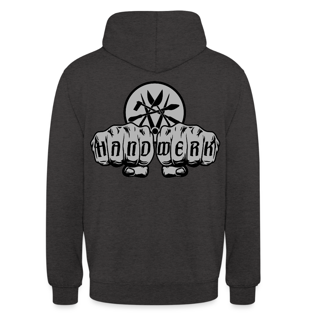 Unisex Hoodie "Spengler" beidseitig bedruckt - Anthrazit