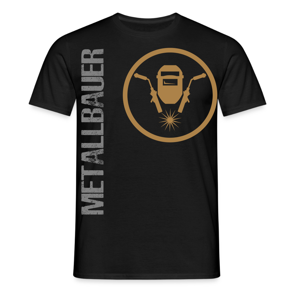 Unisex T-Shirt "Metallbauer" Schwarz Männer T-Shirt