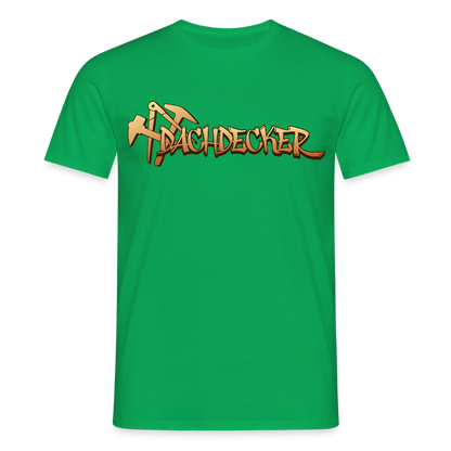 Unisex T-Shirt "Dachdecker" Kelly Green Männer T-Shirt