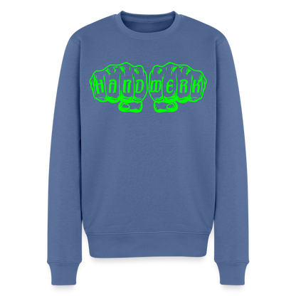 Unisex Premium Pullover "Raumausstatter" neongrün Taubenblau Männer Premium Pullover