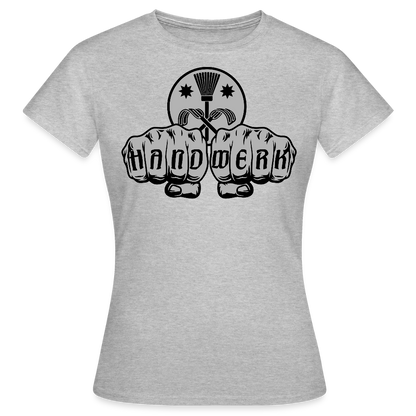 Frauen T-Shirt "Schornsteinfeger" Grau meliert Frauen T-Shirt