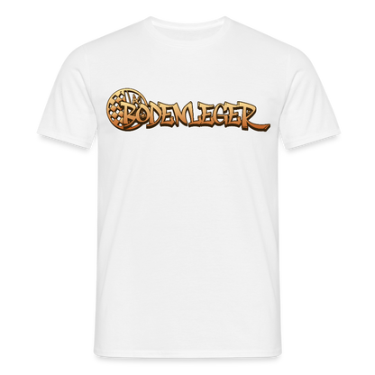 Unisex T-Shirt "Bodenleger" Weiß Männer T-Shirt