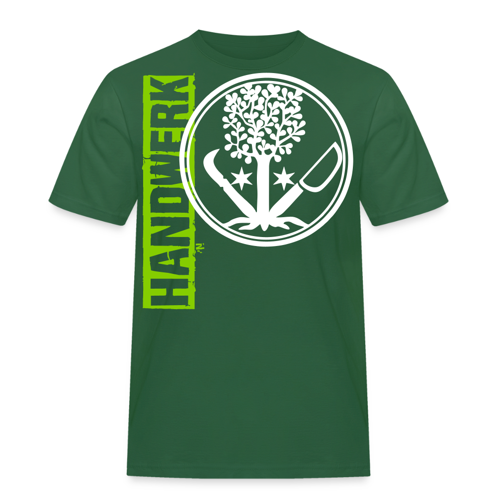 Unisex Workwear T-Shirt "GaLaBauer" Flaschengrün Männer Workwear T-Shirt
