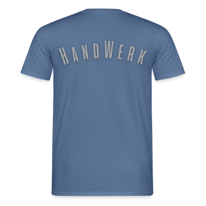 Unisex T-Shirt "Handwerk" Taubenblau Männer T-Shirt