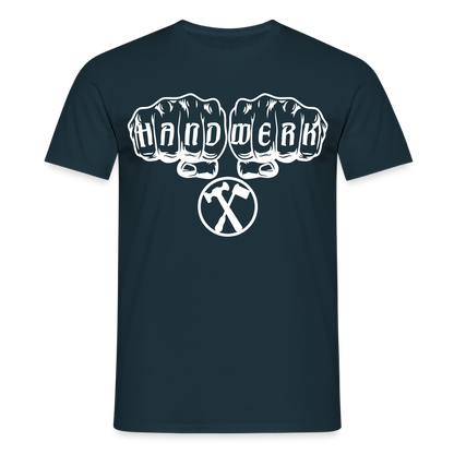 Unisex T-Shirt "Installateur" Navy Männer T-Shirt