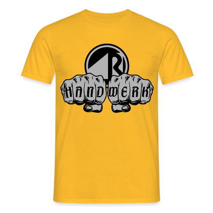 Unisex T-Shirt "Raumausstatter" Gelb Männer T-Shirt