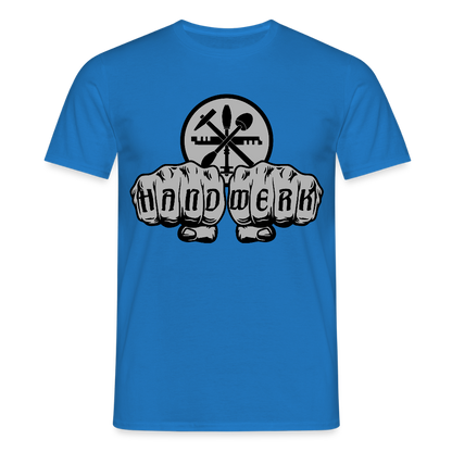 Unisex T-Shirt "Glaser" Royalblau Männer T-Shirt