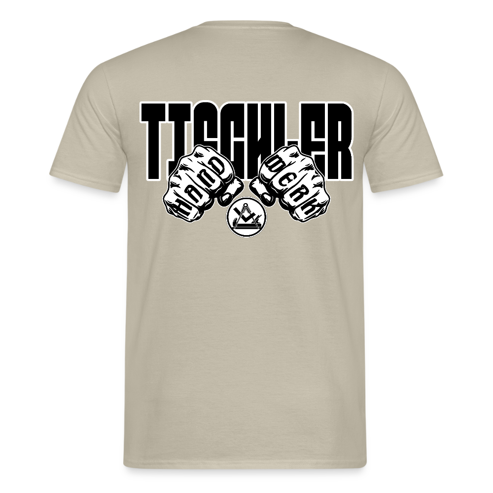 Unisex T-Shirt "Tischler" Sandbeige Männer T-Shirt