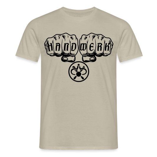 Unisex T-Shirt "Drechsler" Sandbeige Männer T-Shirt
