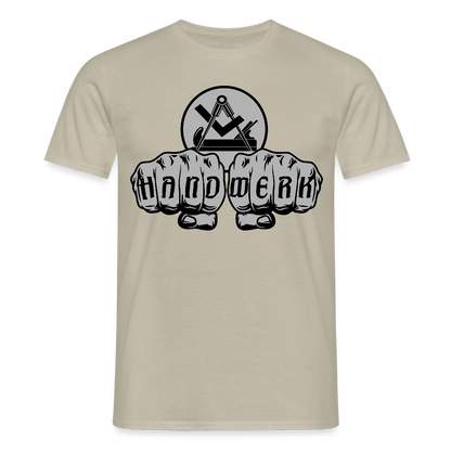 Unisex T-Shirt "Schreiner/Tischler" Sandbeige Männer T-Shirt