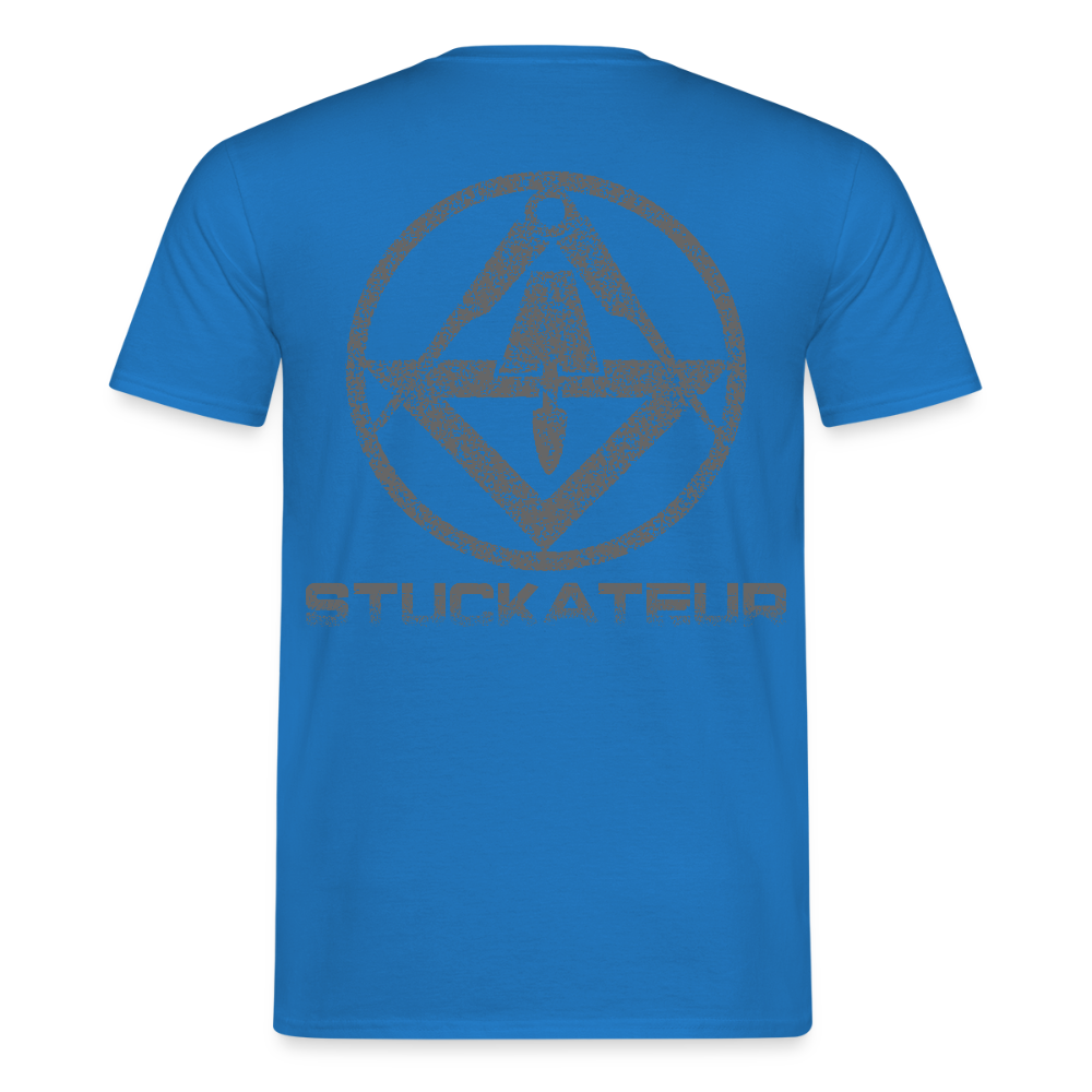 Unisex T-Shirt "Stuckateur" Royalblau Männer T-Shirt