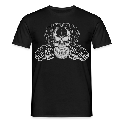 Unisex T-Shirt "Blackbeard-Handwerk" Schwarz Männer T-Shirt