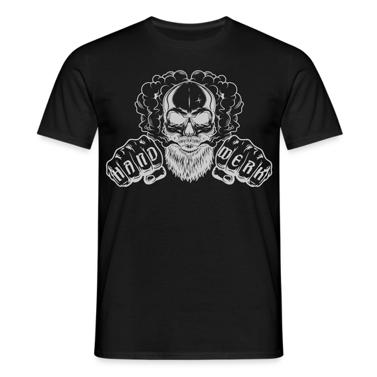 Unisex T-Shirt "Blackbeard-Handwerk" Schwarz Männer T-Shirt