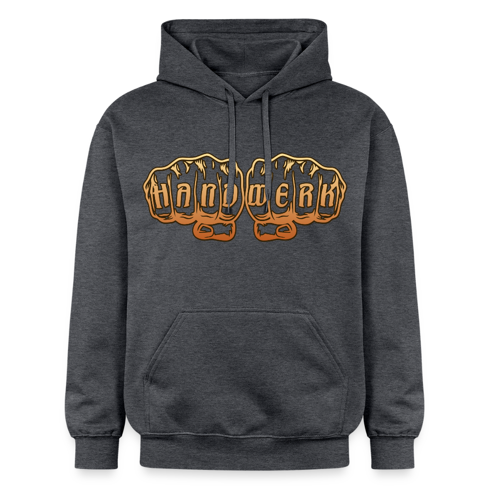 Gildan Unisex Softstyle® "Handwerk" Dunkelgrau meliert Gildan Unisex Softstyle® Midweight Hoodie