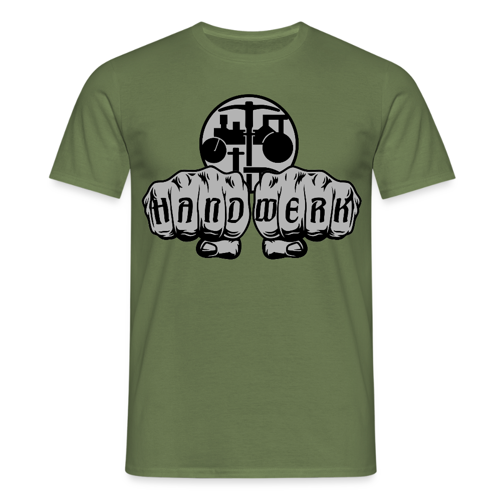Unisex T-Shirt "Strassenbauer" Militärgrün Männer T-Shirt