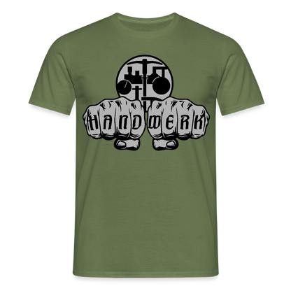 Unisex T-Shirt "Strassenbauer" Militärgrün Männer T-Shirt