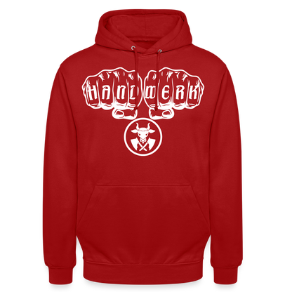 Unisex Hoodie "Metzger" Rot Unisex Hoodie