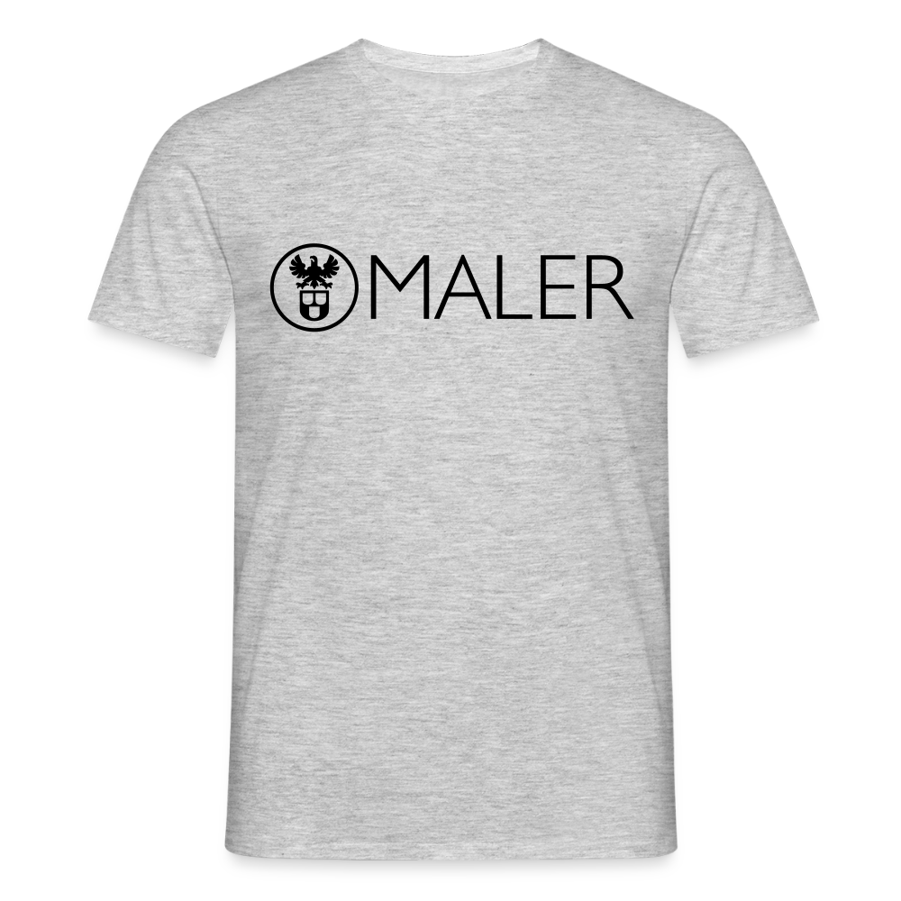 Unisex T-Shirt "Maler" Grau meliert Männer T-Shirt