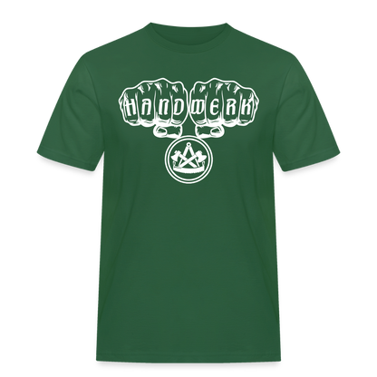Männer Workwear T-Shirt "Zimmermann" Flaschengrün Männer Workwear T-Shirt