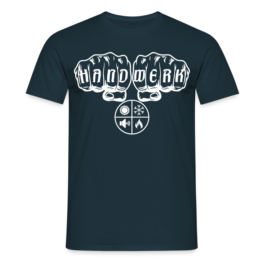 Unisex T-Shirt "Isolierer" Navy Männer T-Shirt