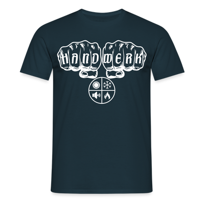 Unisex T-Shirt "Isolierer" Navy Männer T-Shirt