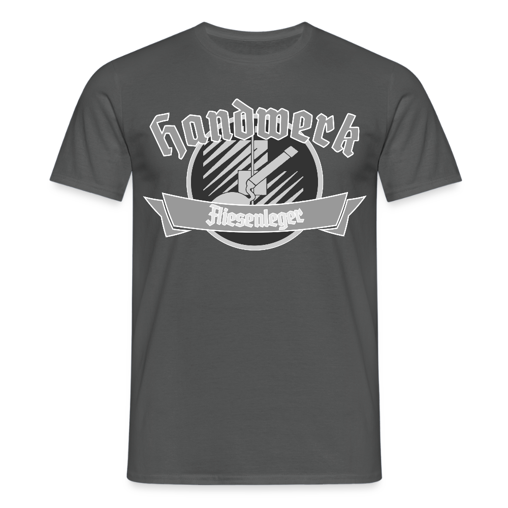Unisex T-Shirt "Fliesenleger" Anthrazit Männer T-Shirt