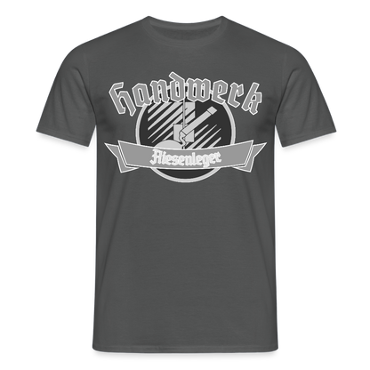 Unisex T-Shirt "Fliesenleger" Anthrazit Männer T-Shirt