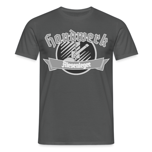 Unisex T-Shirt "Fliesenleger" Anthrazit Männer T-Shirt