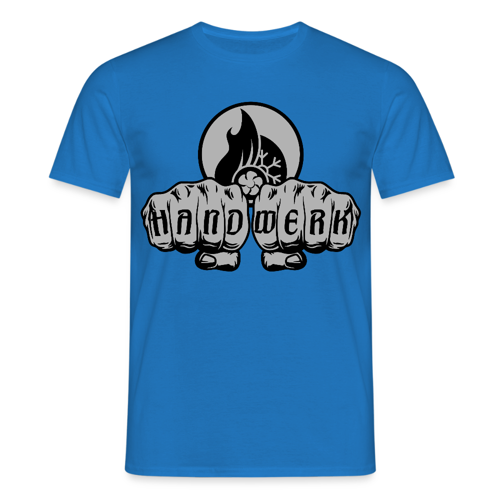 Unisex T-Shirt "Klimatechniker" Royalblau Männer T-Shirt