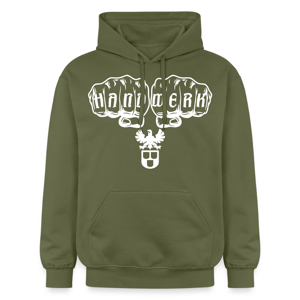 Gildan Unisex Softstyle® "Maler" Militärgrün Gildan Unisex Softstyle® Midweight Hoodie