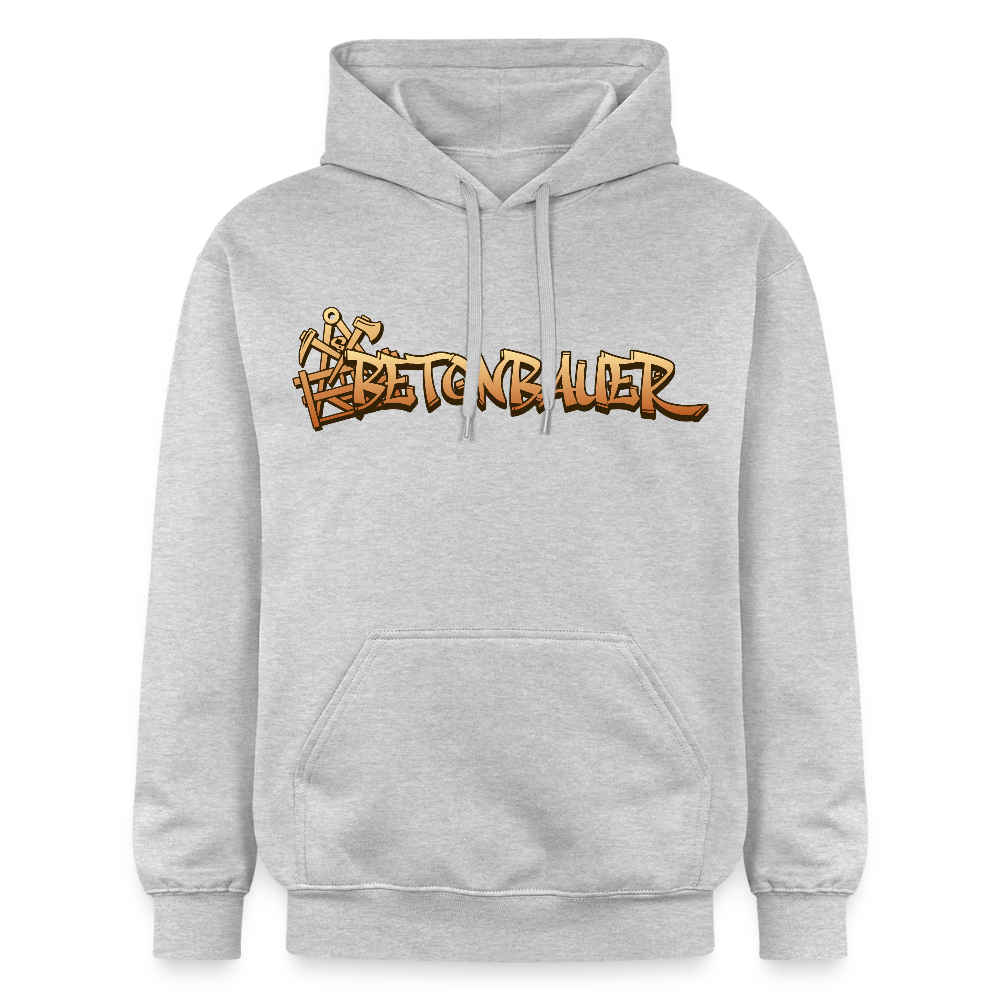 Gildan Unisex Softstyle® "Betonbauer" Hellgrau meliert Gildan Unisex Softstyle® Midweight Hoodie