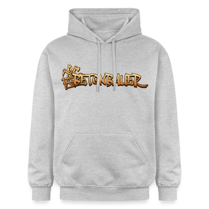 Gildan Unisex Softstyle® "Betonbauer" Hellgrau meliert Gildan Unisex Softstyle® Midweight Hoodie
