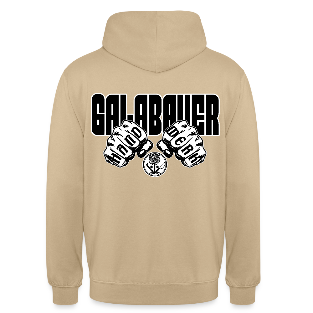 Unisex Hoodie "GaLaBauer" (beidseitig bedruckt) Beige Unisex Hoodie