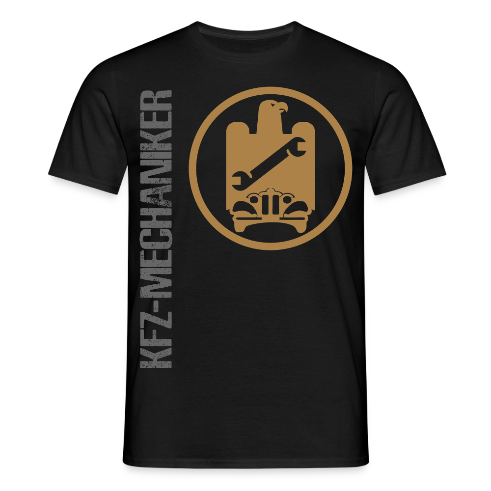 Unisex T-Shirt "KFZ-Mechaniker" Schwarz Männer T-Shirt