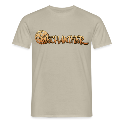 Unisex T-Shirt "Mechaniker" Sandbeige Männer T-Shirt
