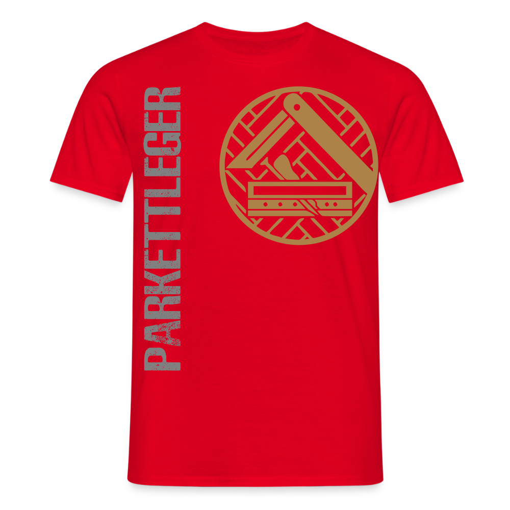 Unisex T-Shirt "Parkettleger" Rot Männer T-Shirt