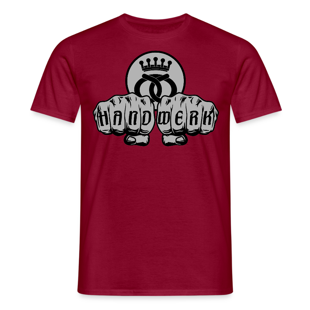 Unisex T-Shirt "Bäcker" Ziegelrot Männer T-Shirt