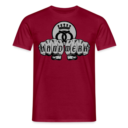 Unisex T-Shirt "Bäcker" Ziegelrot Männer T-Shirt