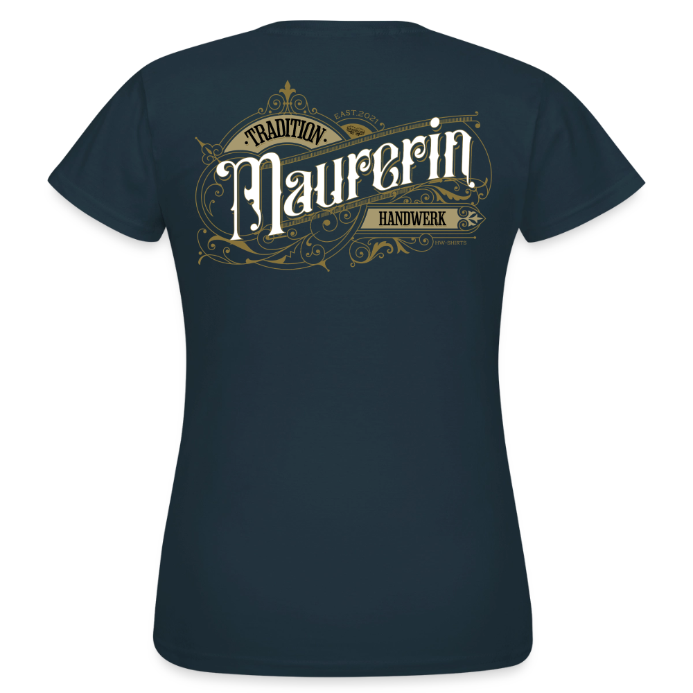 Herren T-Shirt „Maurerin“-Nostalgie von Spreadconnect, weiches Baumwoll-T-Shirt mit nostalgischem Maurer-Design, bequem und stylisch.