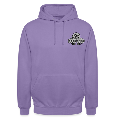 Unisex Hoodie "Spengler" beidseitig bedruckt - Lavendel