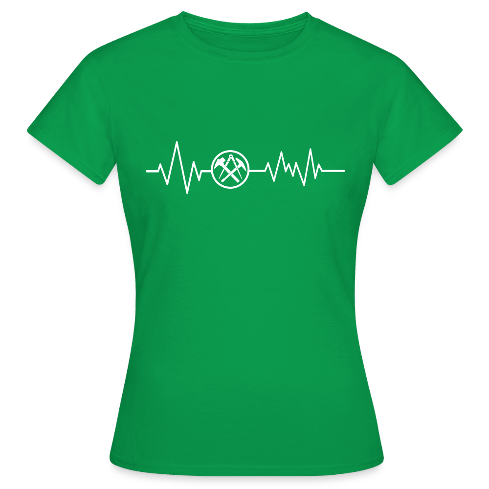 Frauen T-Shirt "Dachdecker" Kelly Green Frauen T-Shirt