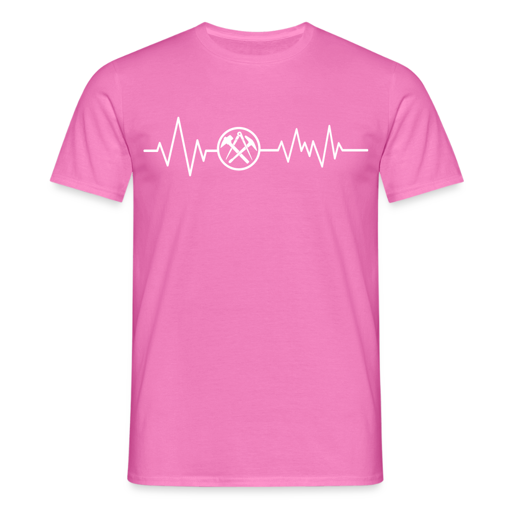 Unisex T-Shirt "Dachdecker" Pink Männer T-Shirt