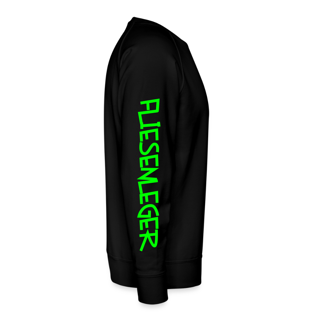 Unisex Premium Pullover "Fliesenleger" neongrün Männer Premium Pullover