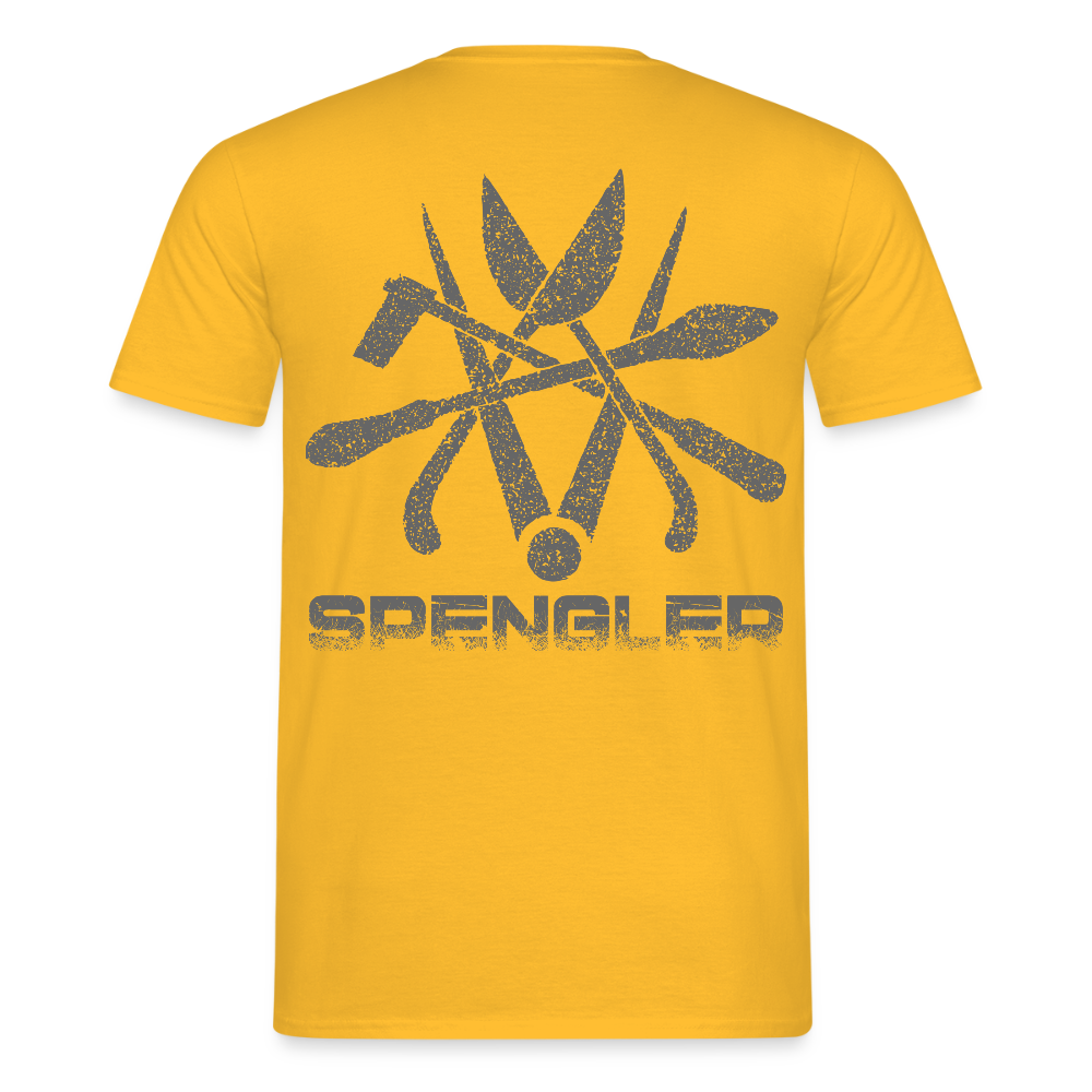 Unisex T-Shirt "Spengler" Gelb Männer T-Shirt