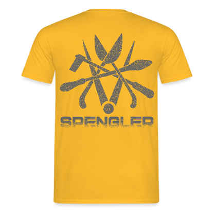 Unisex T-Shirt "Spengler" Gelb Männer T-Shirt