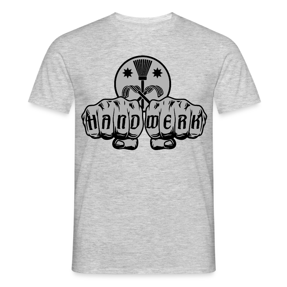 Unisex T-Shirt "Schornsteinfeger" Grau meliert Männer T-Shirt