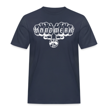 Männer Workwear T-Shirt "Strassenbauer" Navy Männer Workwear T-Shirt